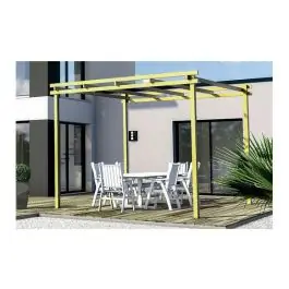 Pergola madera emma 300 x 300 x h240 cm non