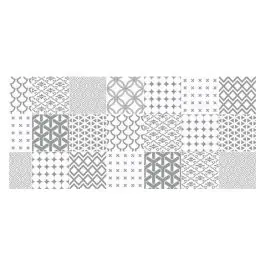 Alfombra vinilica estampada patch textil 50x110cm stor planet