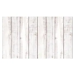 Alfombra vinilica estampada madera blanca 45x75cm stor planet