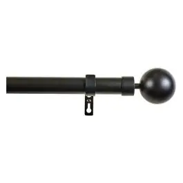 Barra cortina kit negro 110-200cm stor planet