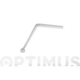 Barra ducha cortina curva blanco 80 x 100 cm tatay