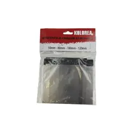 Espatula carrocero acero 50-80-100-120 mm (4 uds) kolorea