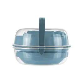 Vajilla camping set 33 piezas azul curver