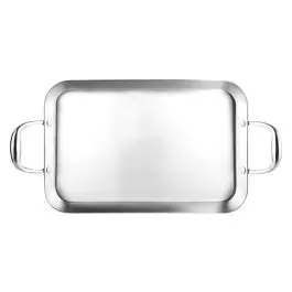 Grill rectangular triply natural 38x25cm ibili