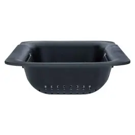 Escurridor extensible fregadero sivo 37-50cmx7cm negro wenko