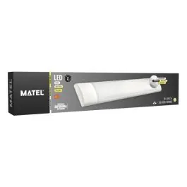 Pantalla led pc aluminio 60cm 24w 2200lm cct ip20 matel