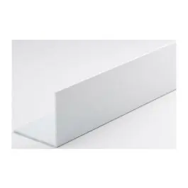 Angulo aluminio 2m 2,5x2,5cm plata arcansas