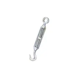 Tensor galvanizado gancho anilla 1/4 m6 25uds garra