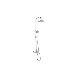 Columna ducha termostatica mod. pacific rociador redondo artic
