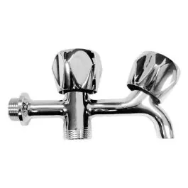 Grifo lavadora doble v/laton 1/2 x 3/4 artic