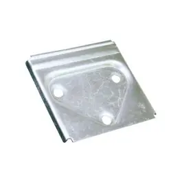 Placa cartela acero cincado 50x50mm 50uds micel