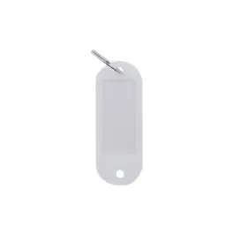 Portaetiqueta llaves plastico blanco 100uds micel