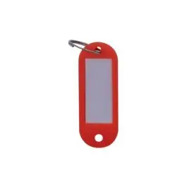Portaetiqueta llaves plastico naranja 100uds micel