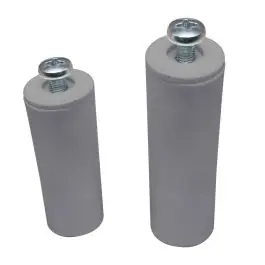 Tope persiana 40mm gris 25uds micel