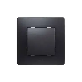 Conmutador negro serie niloe legrand