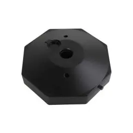 Base negra para poste rellenable para poste blanco/rojo s21