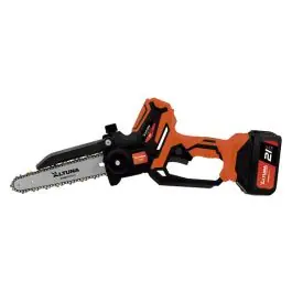 Sierra podadora a bateria 21v 4ah 2 cadenas titanio altuna