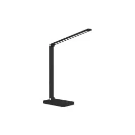 Flexo led con bateria attom 5w negro 610lm cct dimable carga usb cristalrecord