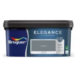 Pintura plastica interior monocapa elegance mate 4 l neutros atemporales gris sombra bruguer
