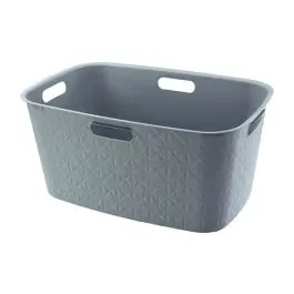 Cesto ropa l softex 45l azul bruma curver