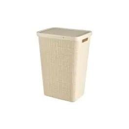 Pongotodo jute 58l blanco roto 58x43x34 cm curver
