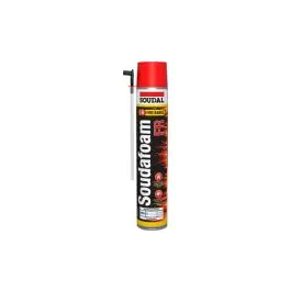 Espuma poliuretano ignifuga soudafoam fr canula 750ml soudal