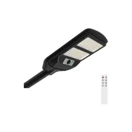 Farola solar industrial negro sensor pir 8w 700lm 6500k ip54 arteconfort