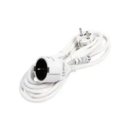 Prolongador 3x1,5 blanco 16a 3mt ip20 arteconfort