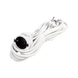 Prolongador 3x1,5 blanco 16a 5mt ip20 arteconfort