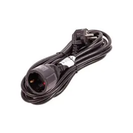 Prolongador 3x1,5 negro 16a 5mt ip20 arteconfort