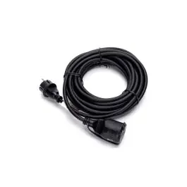 Prolongador 3x1,5 negro 16a 10mt ip44 arteconfort