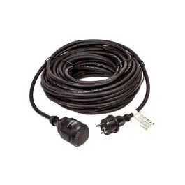 Prolongador 3x1,5 negro 16a 25mt ip44 arteconfort