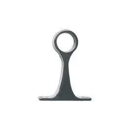 Soporte central para tubo de armario redondo niquel 19mm 50uds micel