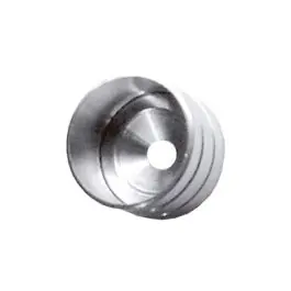 Soporte lateral para tubo de armario redondo 12mm niquel 100uds micel