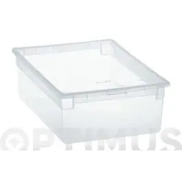 Caja multiusos light box transparente 12 l terry