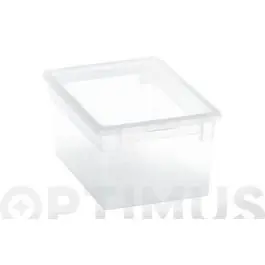 Caja multiusos light box transparente 6 l terry