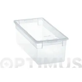 Caja multiusos light box transparente 7 l terry