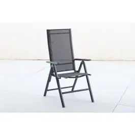 Sillon posiciones aluminio textilene 4x4 antracita import