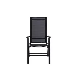 Sillon posiciones aluminio textilene 4x4 negro import