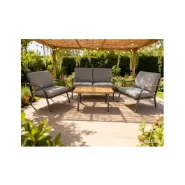 Conjunto cafe acero milan import