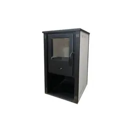 Estufa de leña pella s marfil 5,4 kw hualge - Non