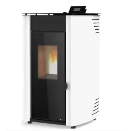 Estufa pellet nepra 8 kw blanca karmek - Non