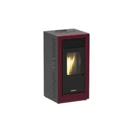 Estufa pellet nepra 8 kw roja karmek - Non