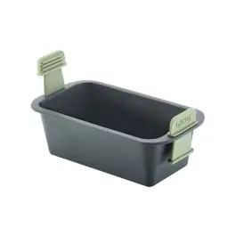 Cesta rectangular silicona freidora aire gris 11x20x8,5cm lekue