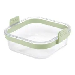Cesta cuadrada de vidrio freidora aire 19x17,5x9,4cm lekue
