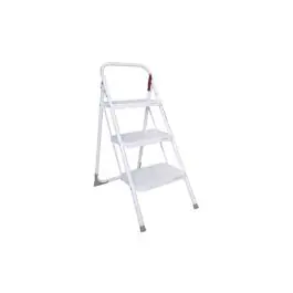 Taburete plegable 3 peldaños homologado m/11 3 peldaños blanco rolser