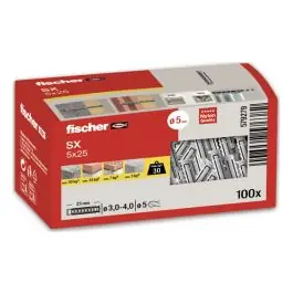 Taco sx 5x25 100uds fischer