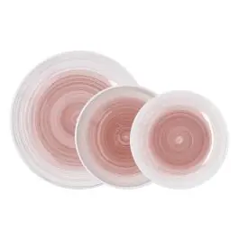 Vajilla ceramica 18 pzas velvet rose qd quid - Adi