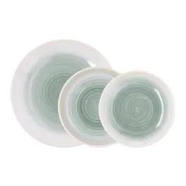 Vajilla ceramica 18 pzas velvet lemon verde qd quid - Adi