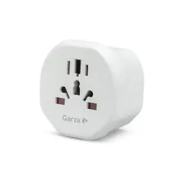 Adaptador universal viaje blanco uk garza